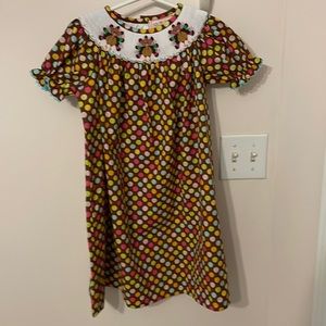 Thanksgiving smocked dress